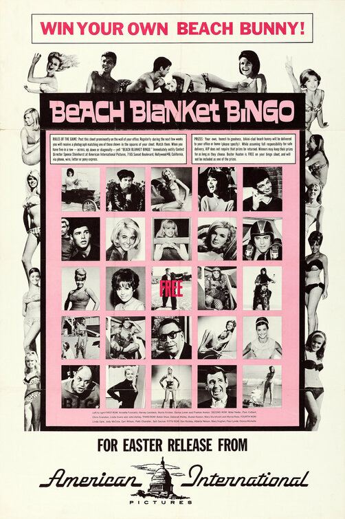 Beach Blanket Bingo Movie Poster