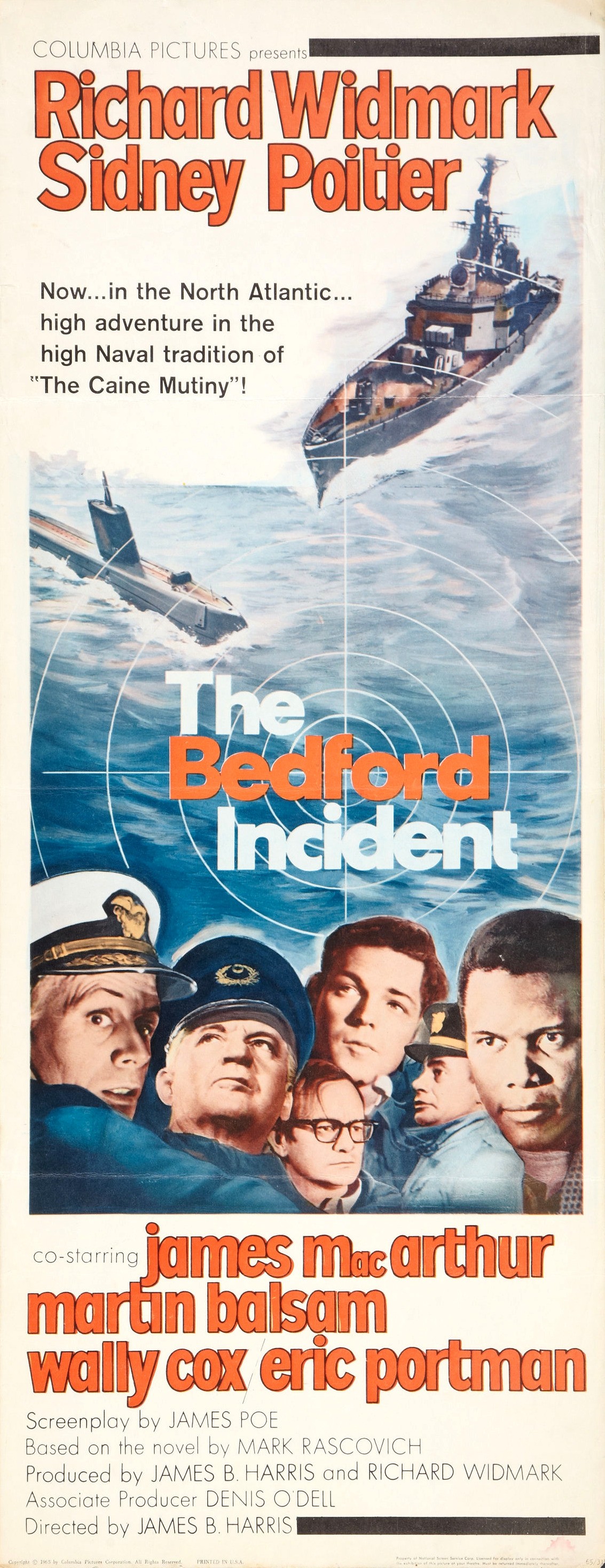 Mega Sized Movie Poster Image for The Bedford Incident (#2 of 5)
