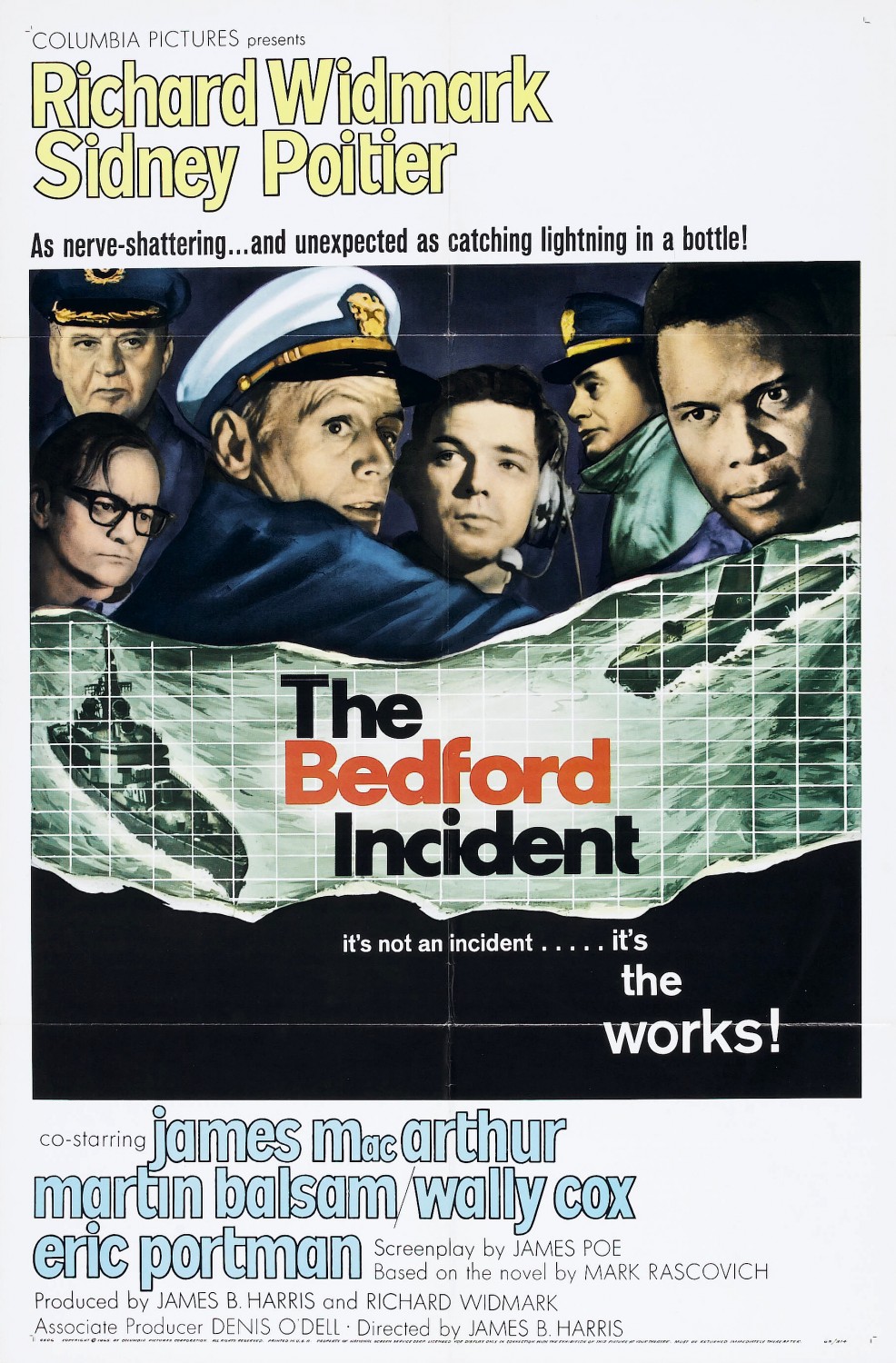 Extra Large Movie Poster Image for The Bedford Incident (#1 of 5)