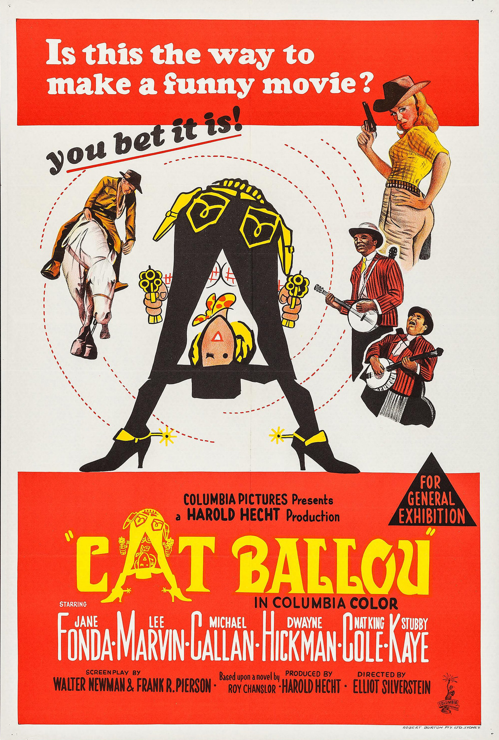 Extra Large Movie Poster Image for Cat Ballou (#6 of 7)