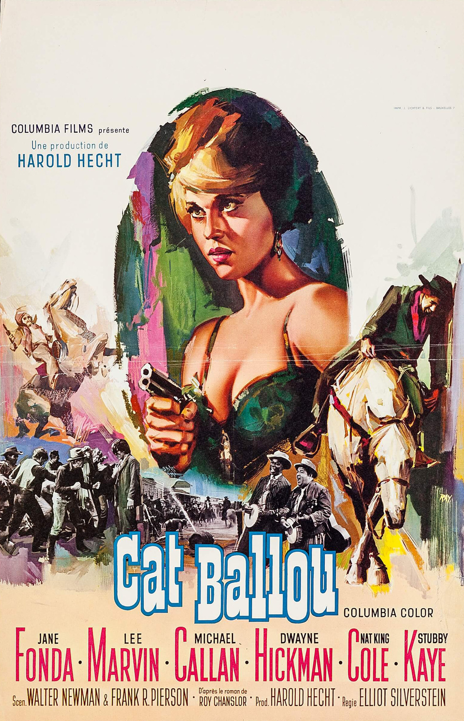 Mega Sized Movie Poster Image for Cat Ballou (#7 of 7)