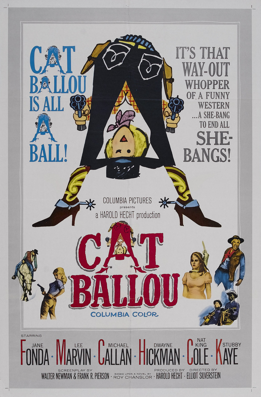 Extra Large Movie Poster Image for Cat Ballou (#1 of 7)