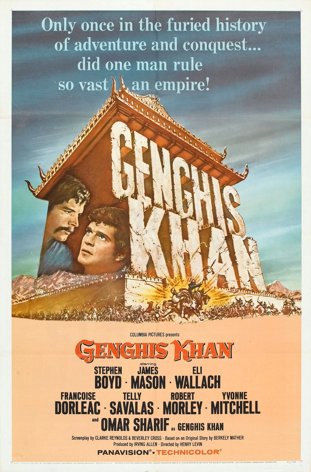 Extra Large Movie Poster Image for Genghis Khan 