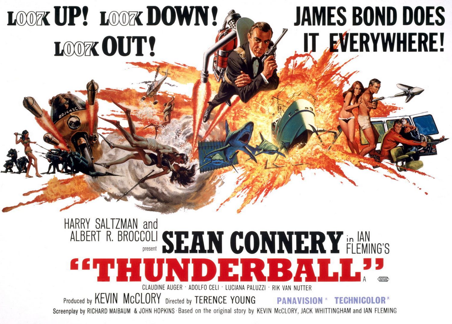 Extra Large Movie Poster Image for Thunderball (#4 of 4)