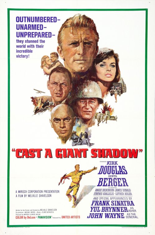 Cast a Giant Shadow Movie Poster