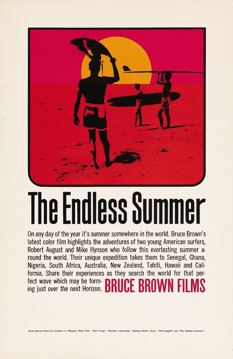 Extra Large Movie Poster Image for The Endless Summer 