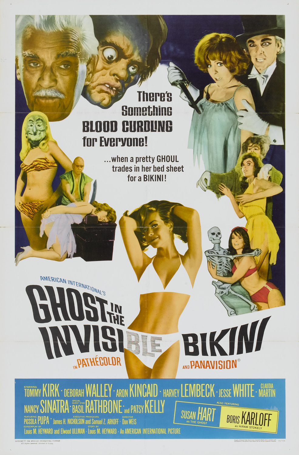 Extra Large Movie Poster Image for The Ghost in the Invisible Bikini 