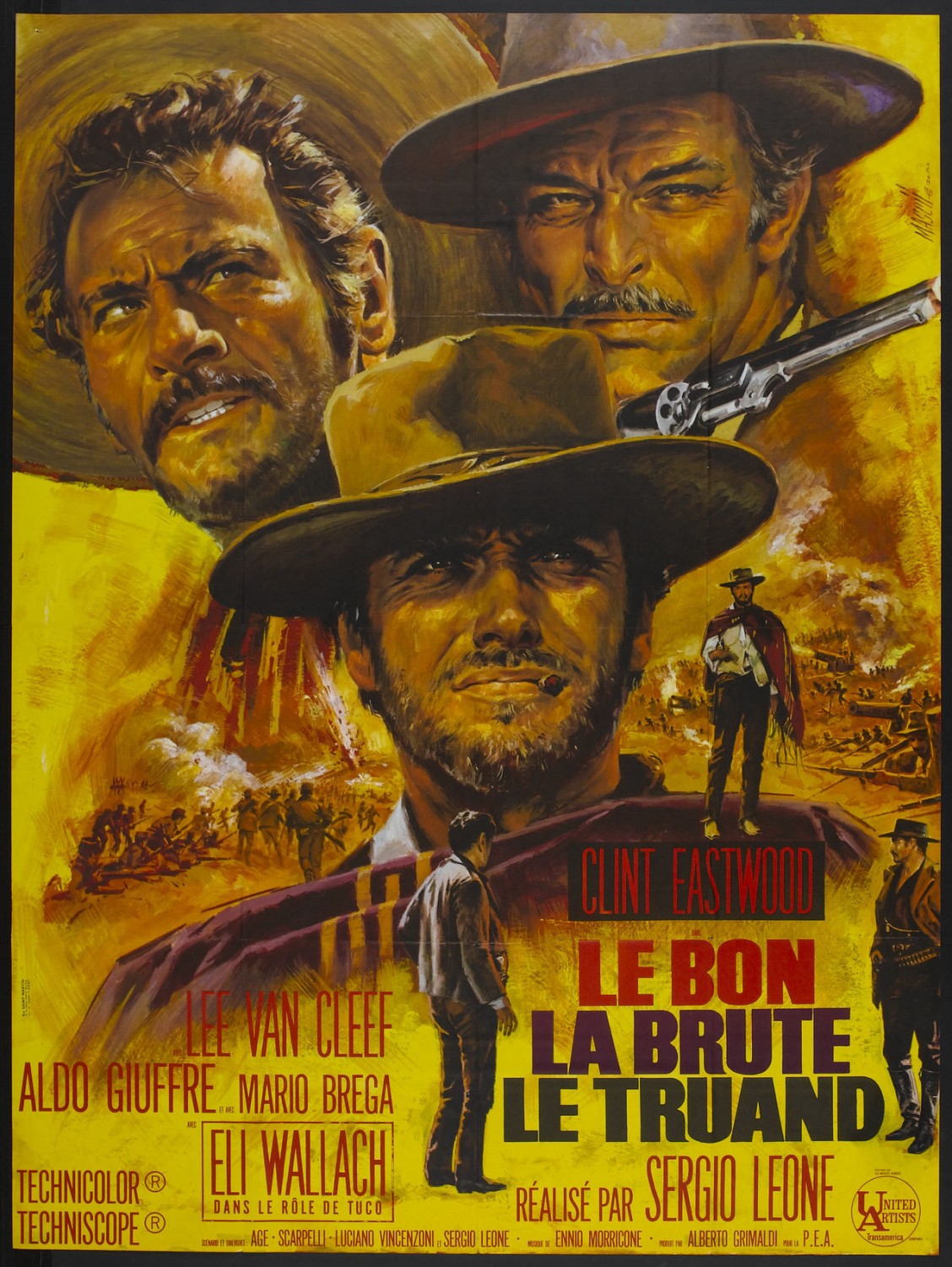 Extra Large Movie Poster Image for The Good, the Bad, and the Ugly (#4 of 5)