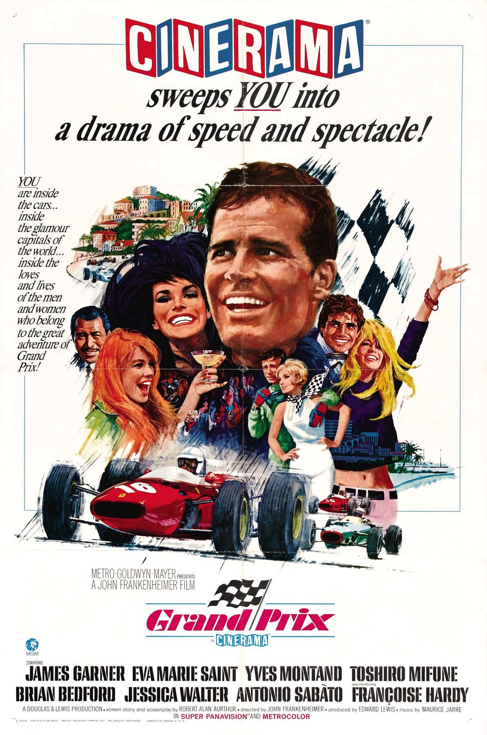 Extra Large Movie Poster Image for Grand Prix (#2 of 2)