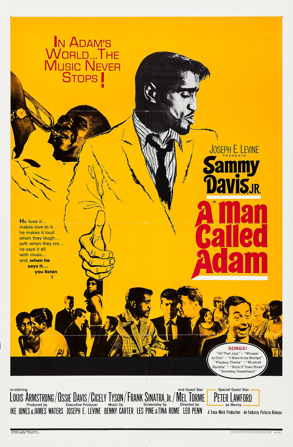 Extra Large Movie Poster Image for A Man Called Adam 