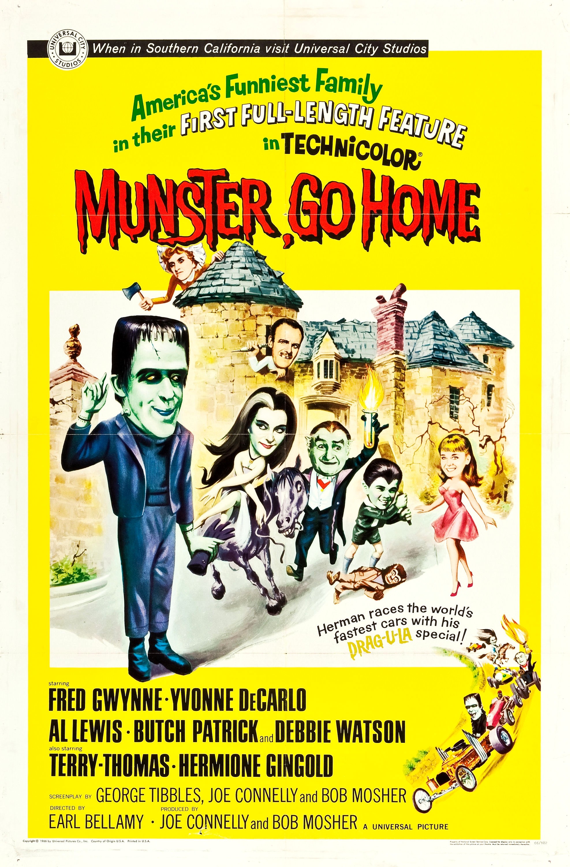 Mega Sized Movie Poster Image for Munster, Go Home! 