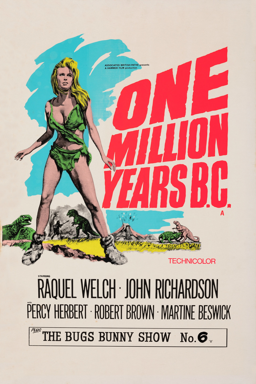 Extra Large Movie Poster Image for One Million Years B.C. (#12 of 12)