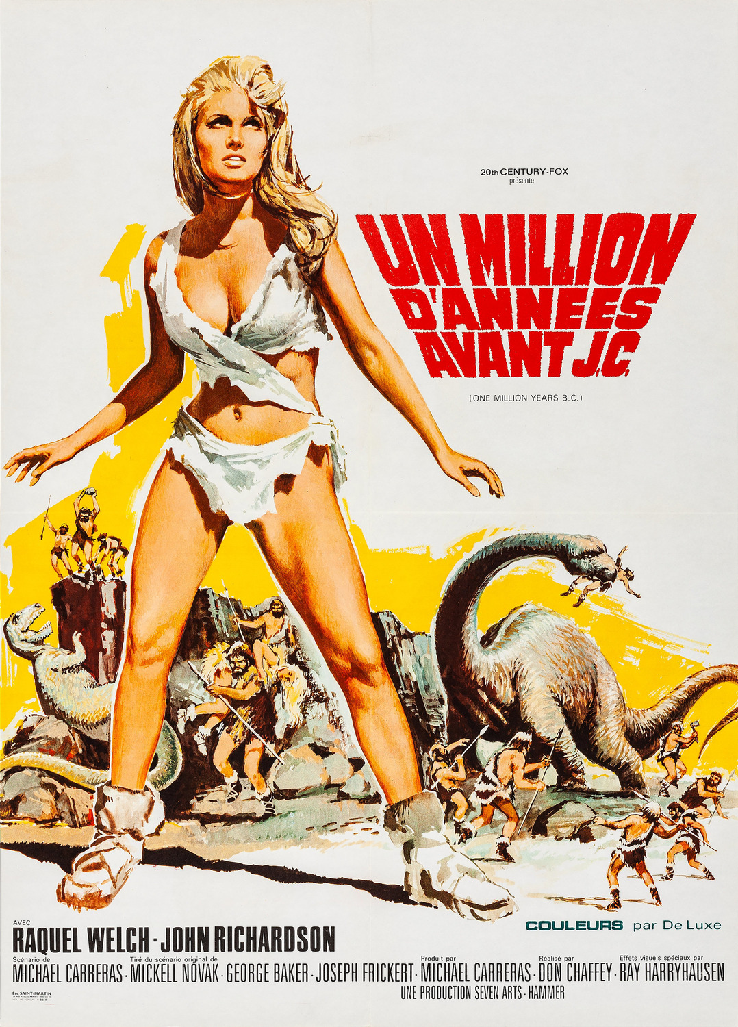 Extra Large Movie Poster Image for One Million Years B.C. (#6 of 12)