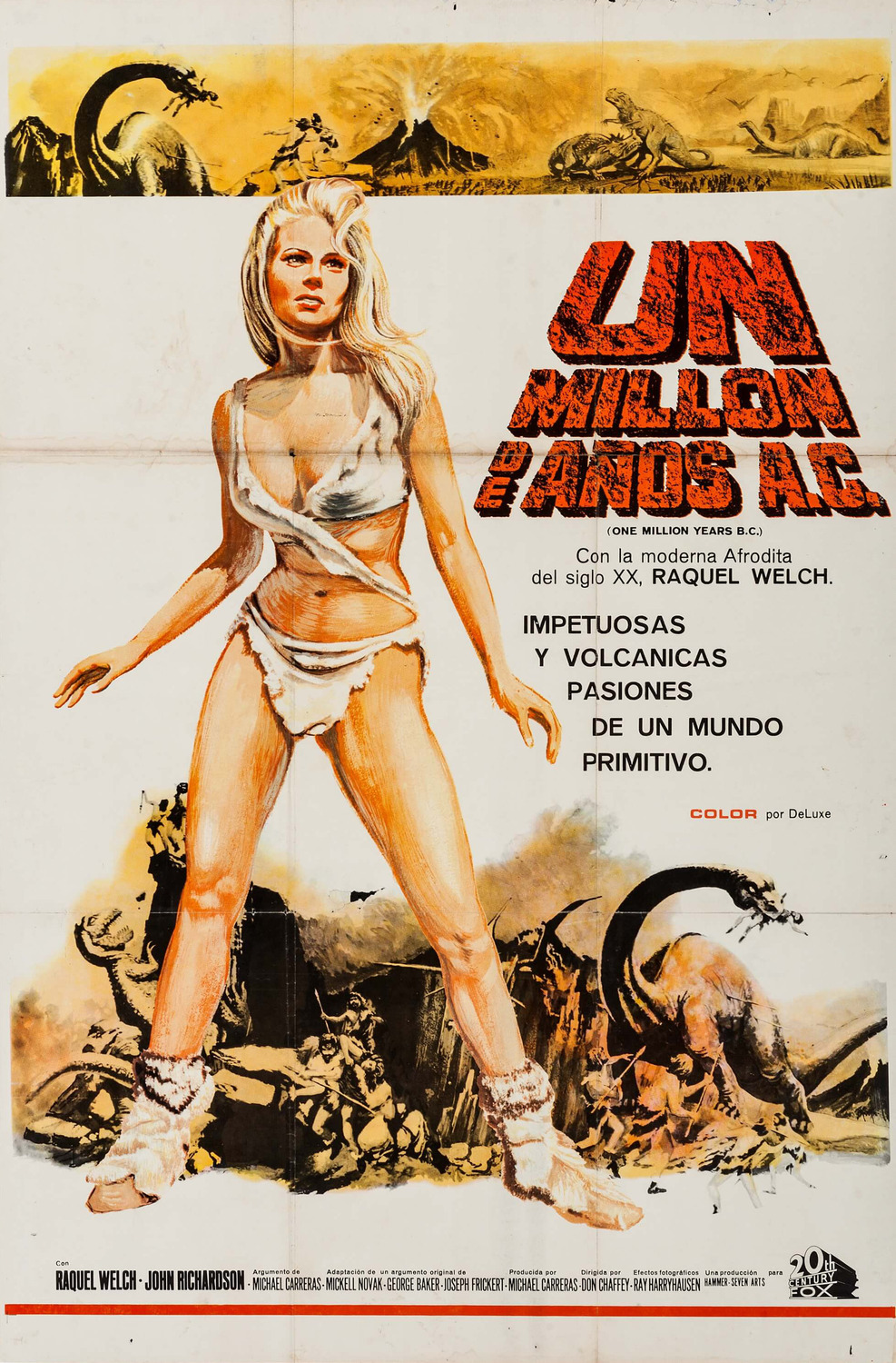 Extra Large Movie Poster Image for One Million Years B.C. (#8 of 12)