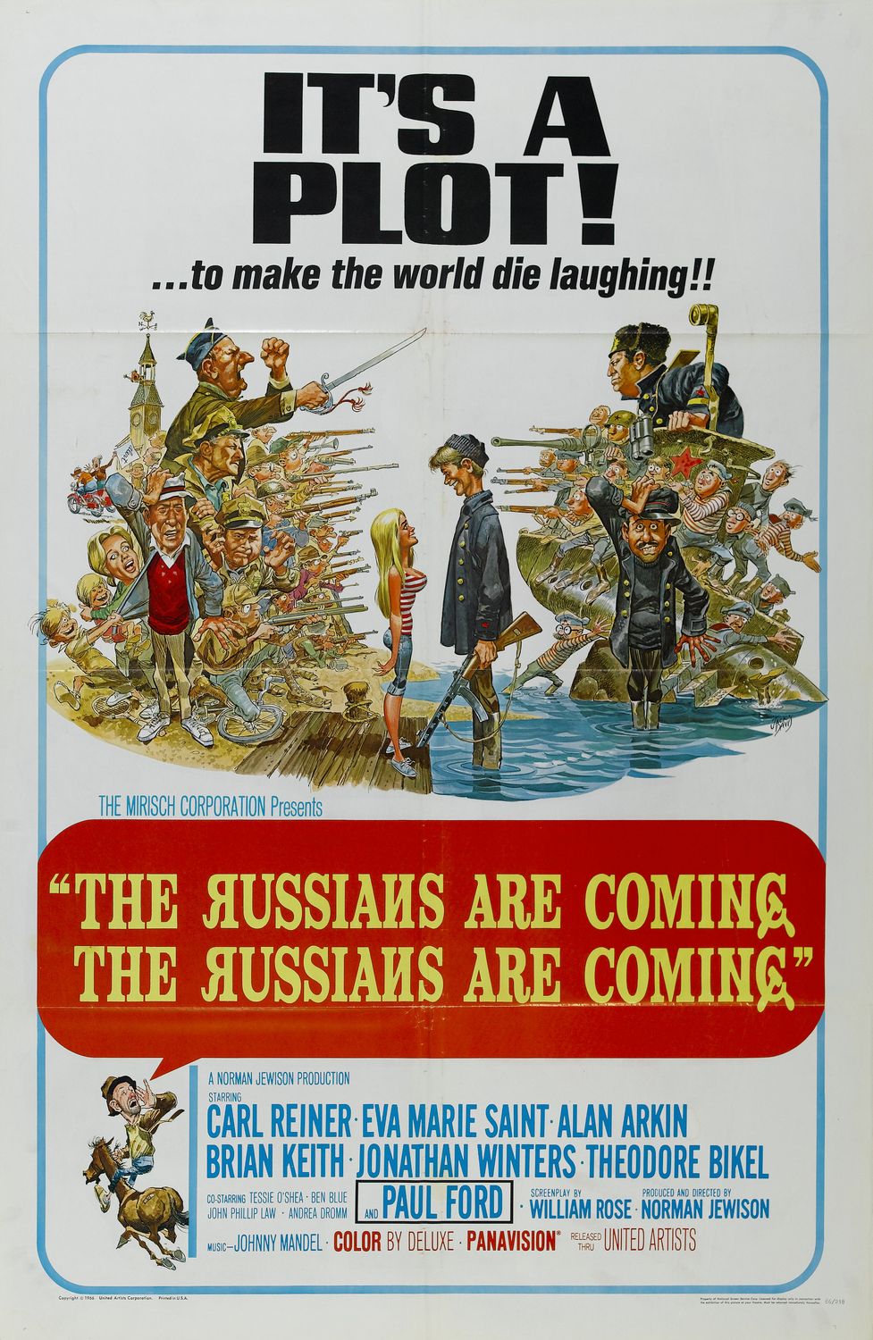 Extra Large Movie Poster Image for The Russians Are Coming the Russians Are Coming 