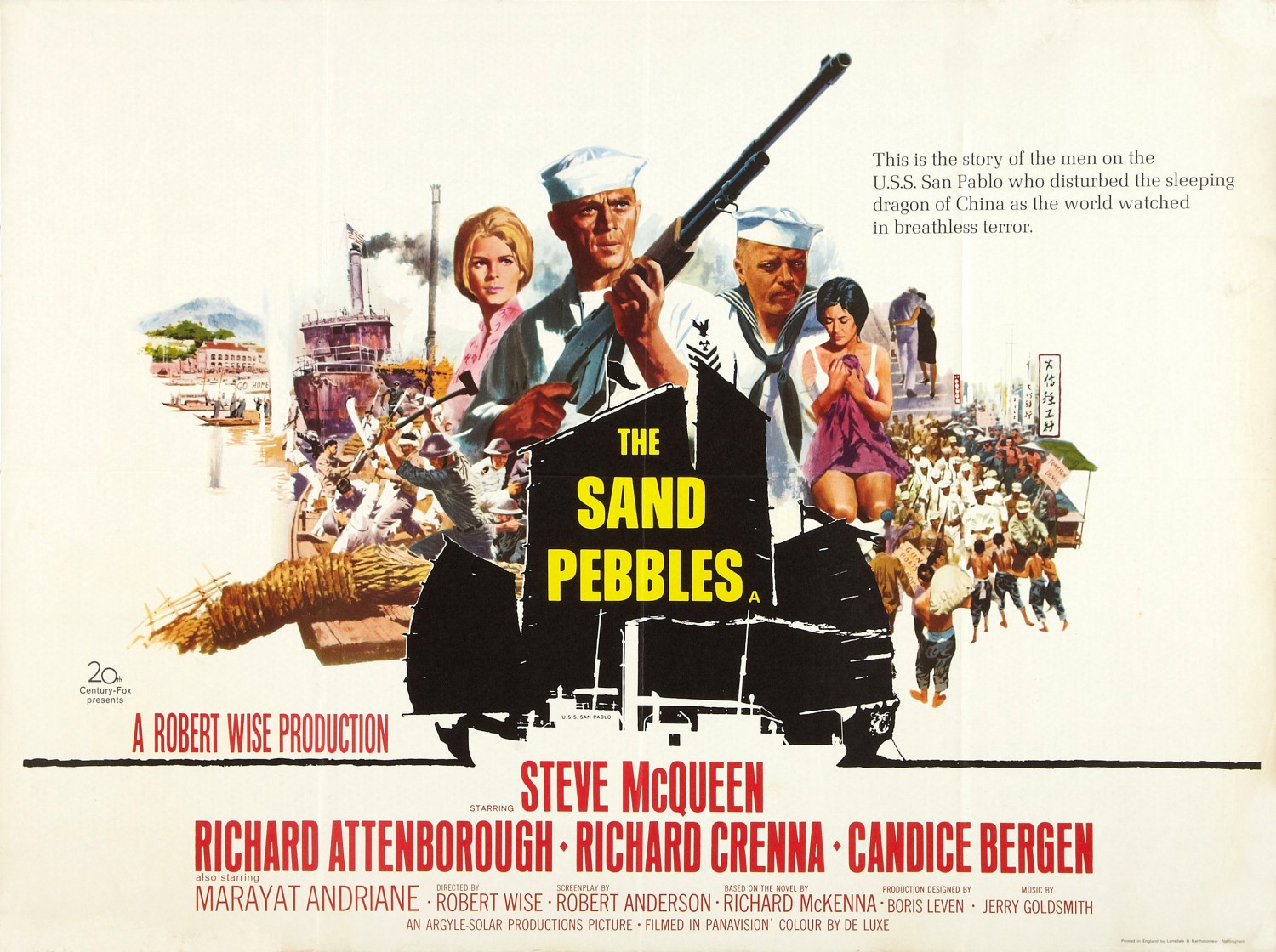 Extra Large Movie Poster Image for The Sand Pebbles (#3 of 8)