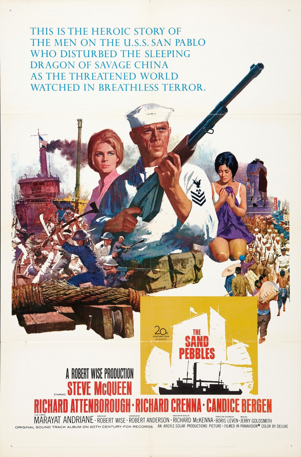 Extra Large Movie Poster Image for The Sand Pebbles (#1 of 8)