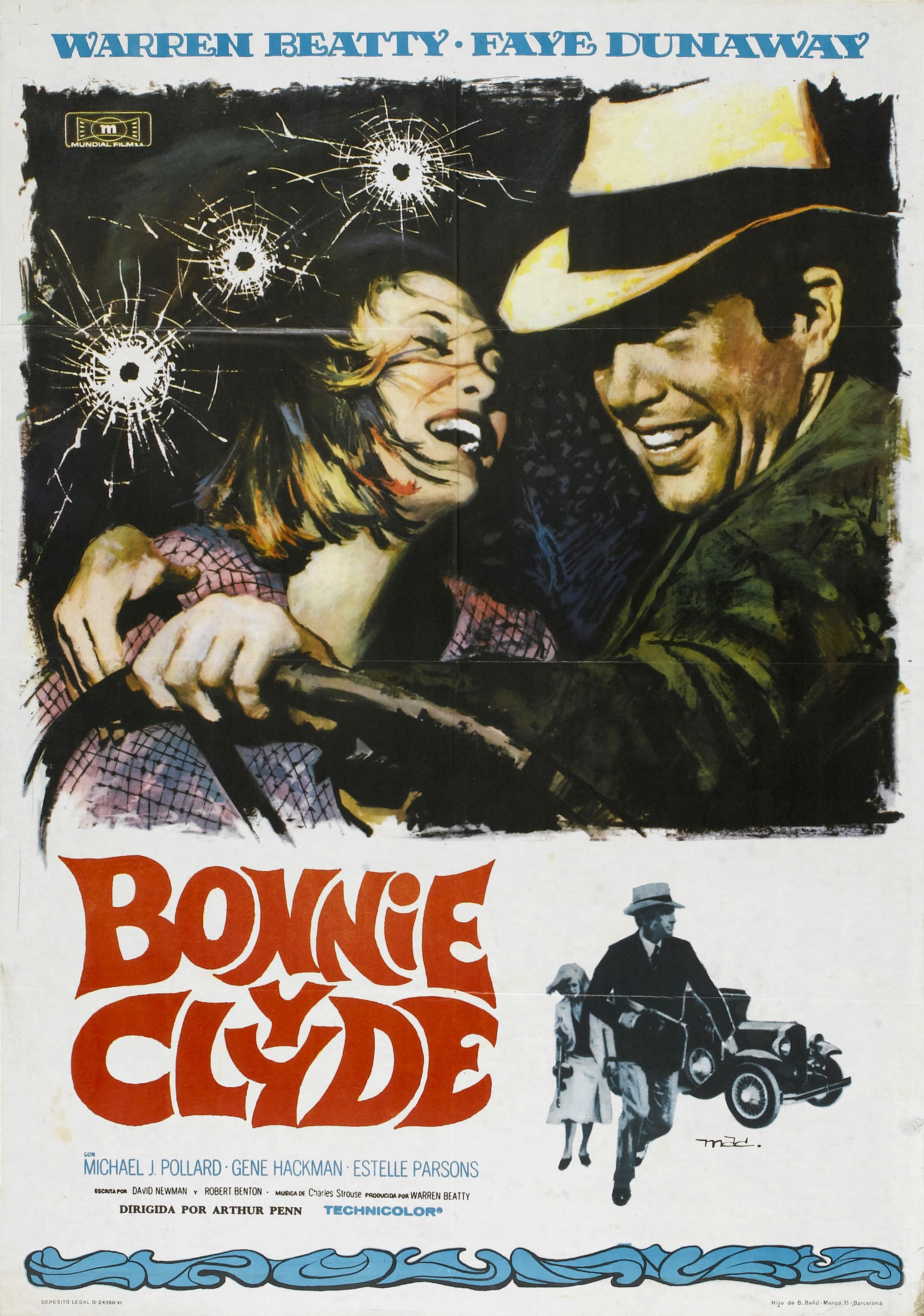 Mega Sized Movie Poster Image for Bonnie and Clyde (#5 of 7)