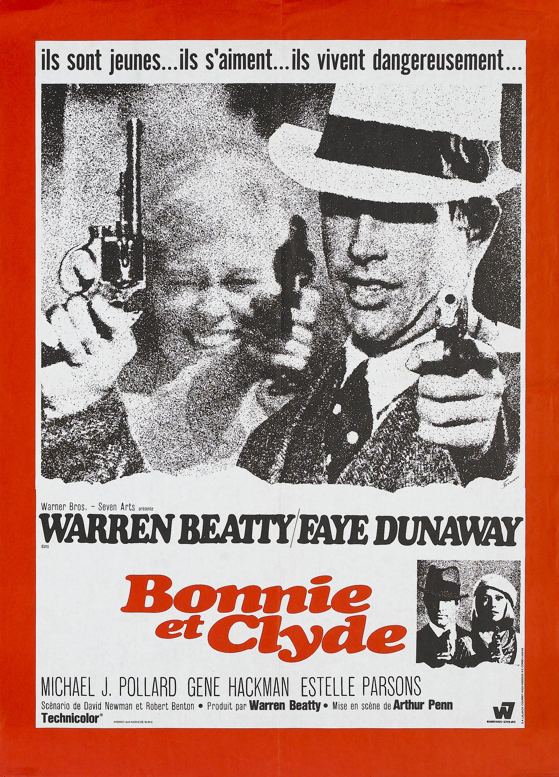 Mega Sized Movie Poster Image for Bonnie and Clyde (#6 of 7)