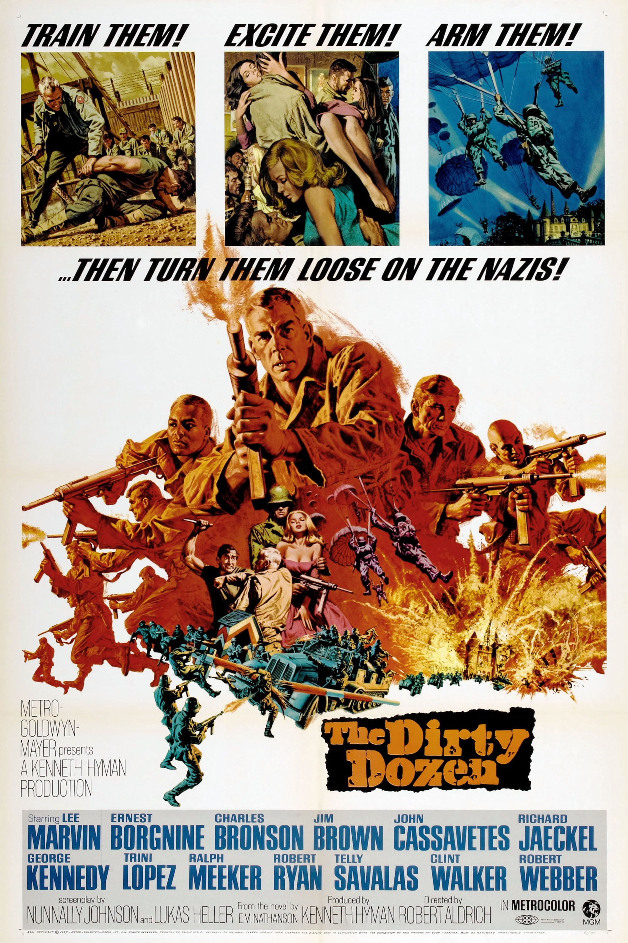 Mega Sized Movie Poster Image for The Dirty Dozen 