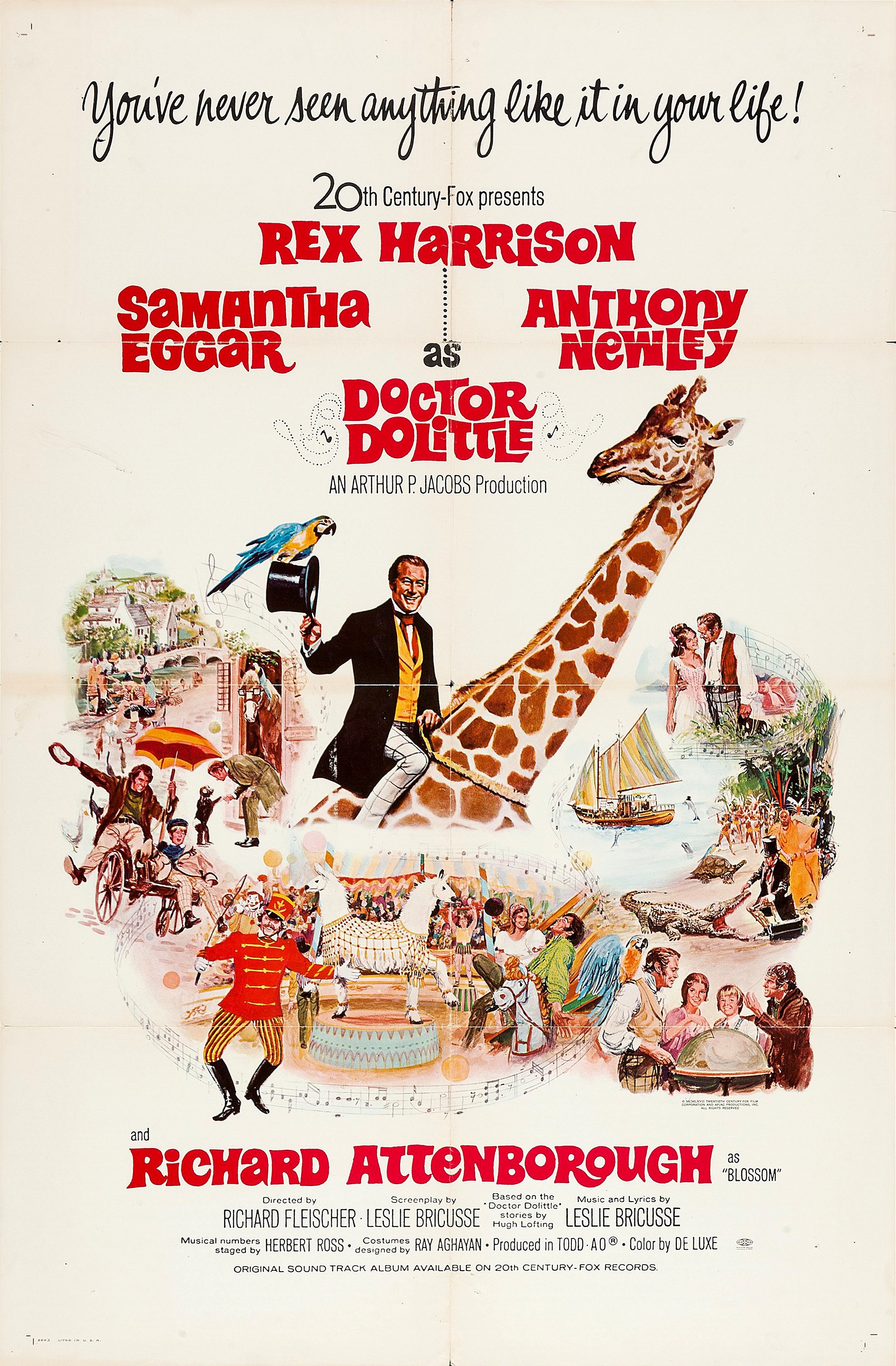 Mega Sized Movie Poster Image for Doctor Dolittle (#2 of 2)