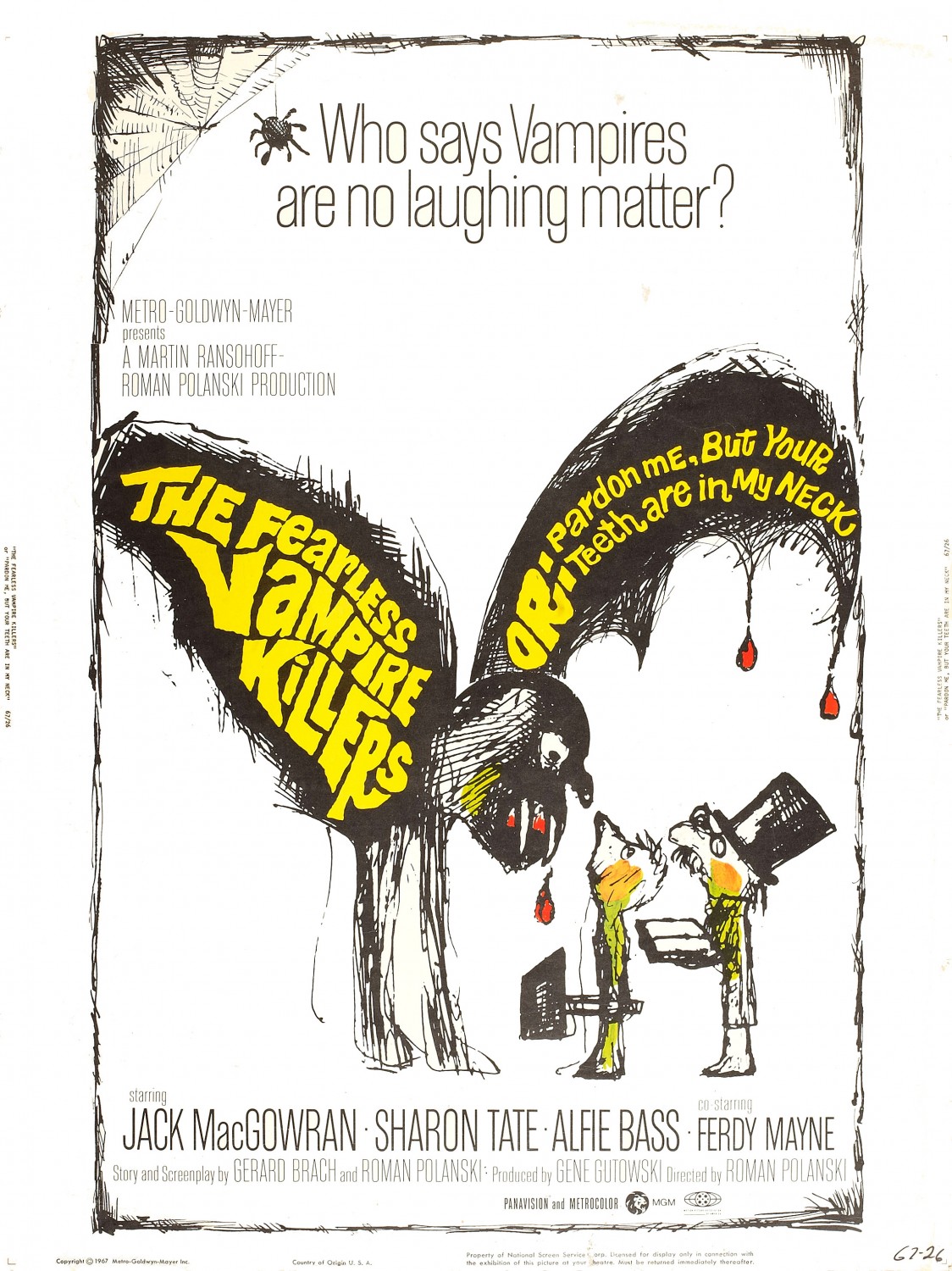 Extra Large Movie Poster Image for The Fearless Vampire Killers (#3 of 4)