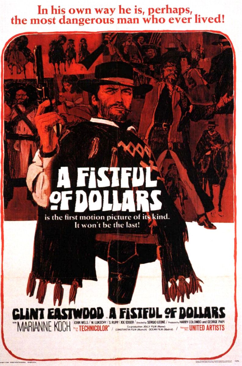 Extra Large Movie Poster Image for A Fistful of Dollars (#2 of 3)