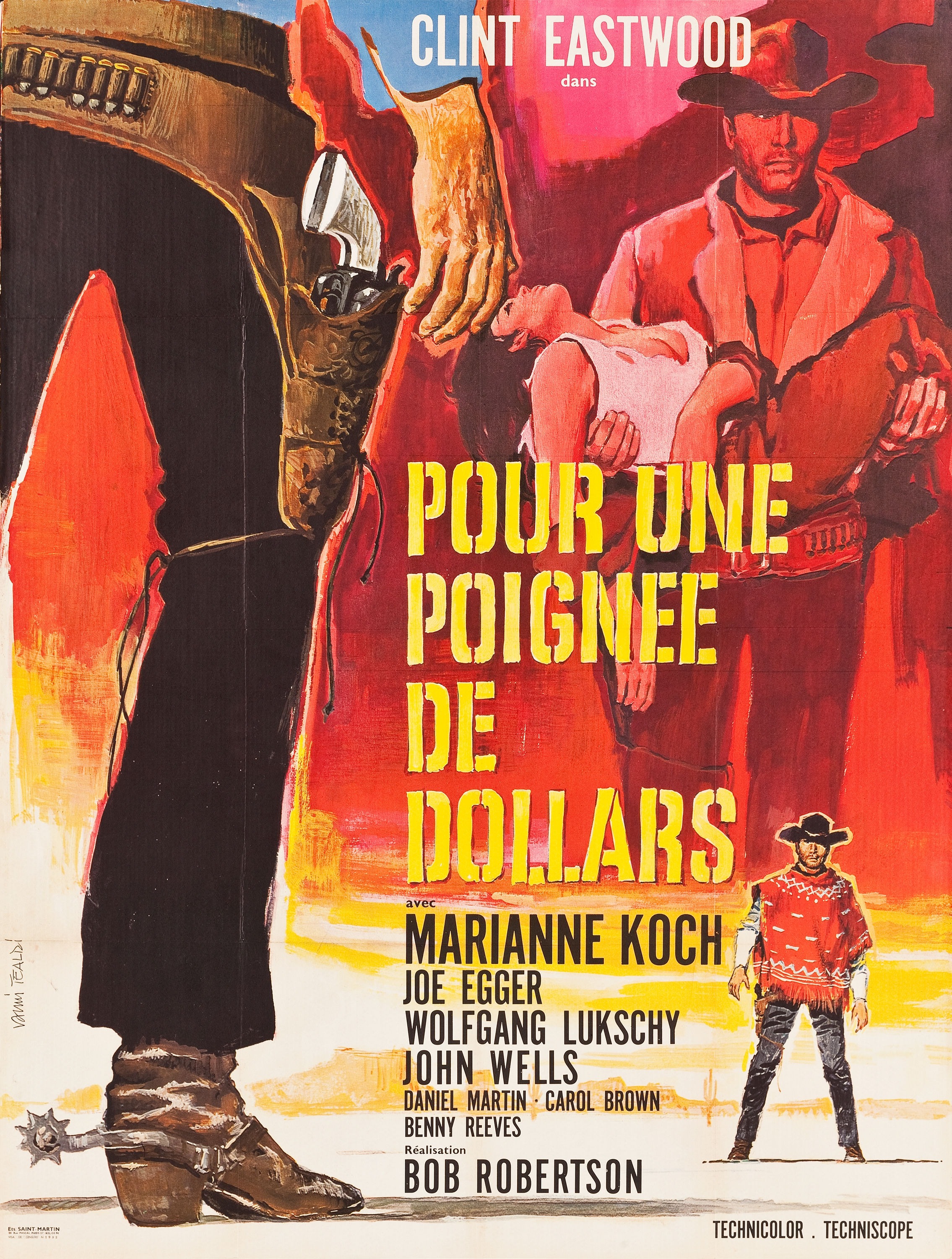 Mega Sized Movie Poster Image for A Fistful of Dollars (#3 of 3)