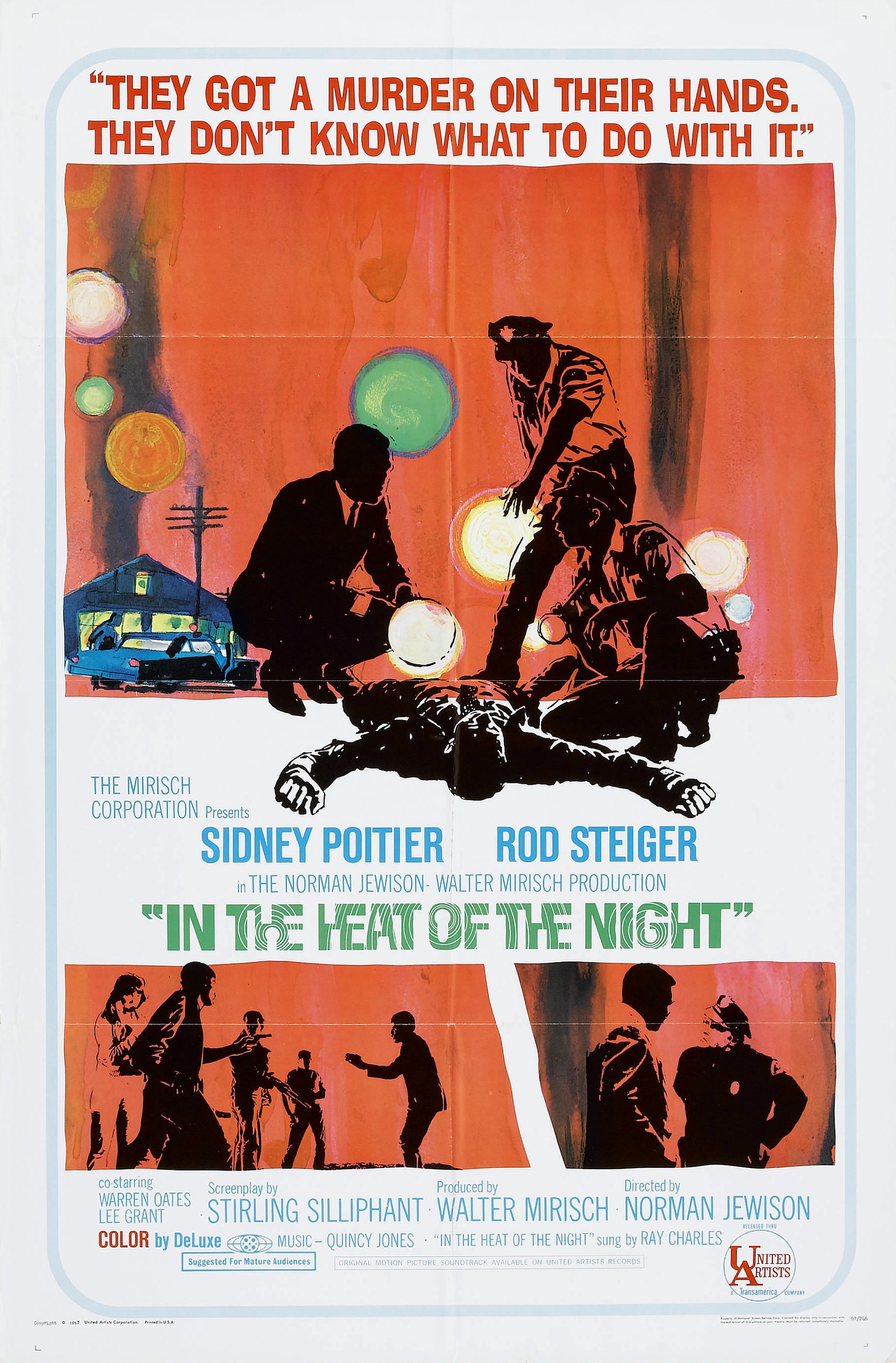 Mega Sized Movie Poster Image for In the Heat of the Night (#1 of 2)