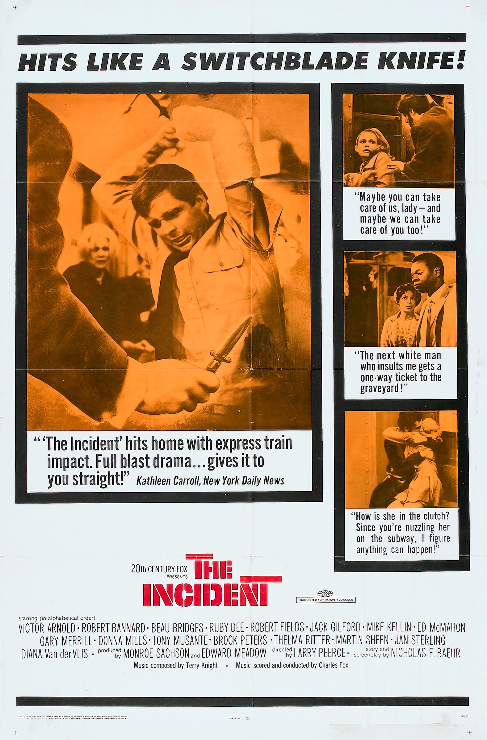 Mega Sized Movie Poster Image for The Incident 