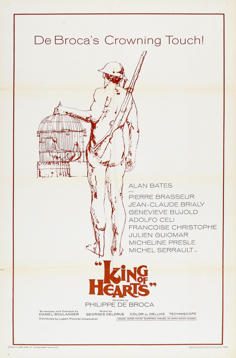 Extra Large Movie Poster Image for King of Hearts (#1 of 5)