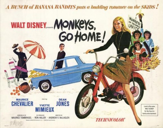 Monkeys, Go Home! Movie Poster
