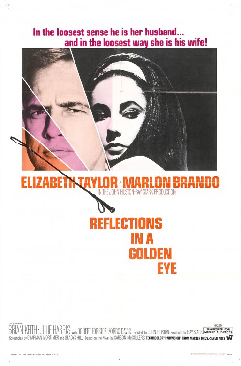 Reflections in a Golden Eye Poster. Reflections in a Golden Eye (1967)