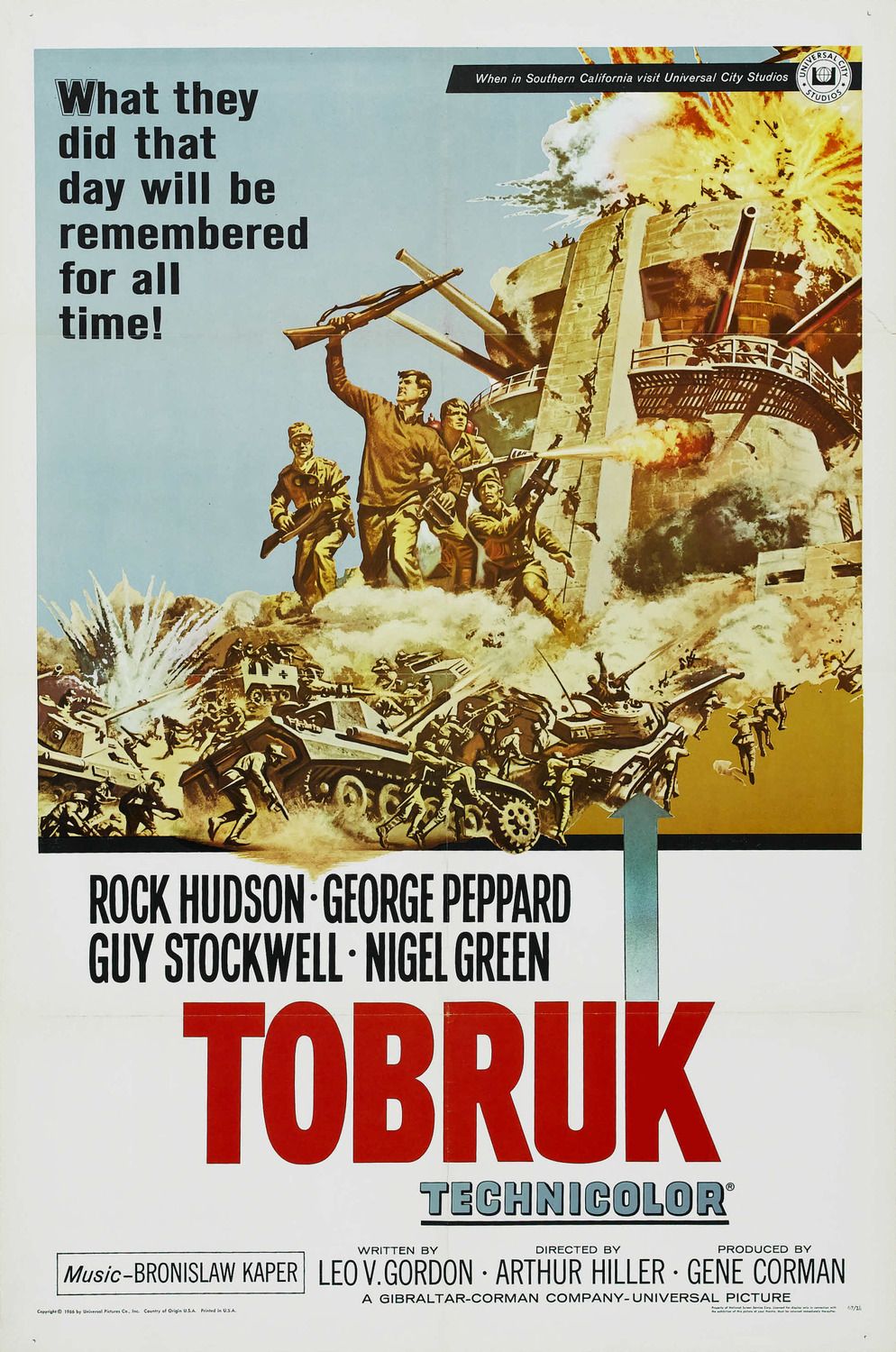 Extra Large Movie Poster Image for Tobruk 