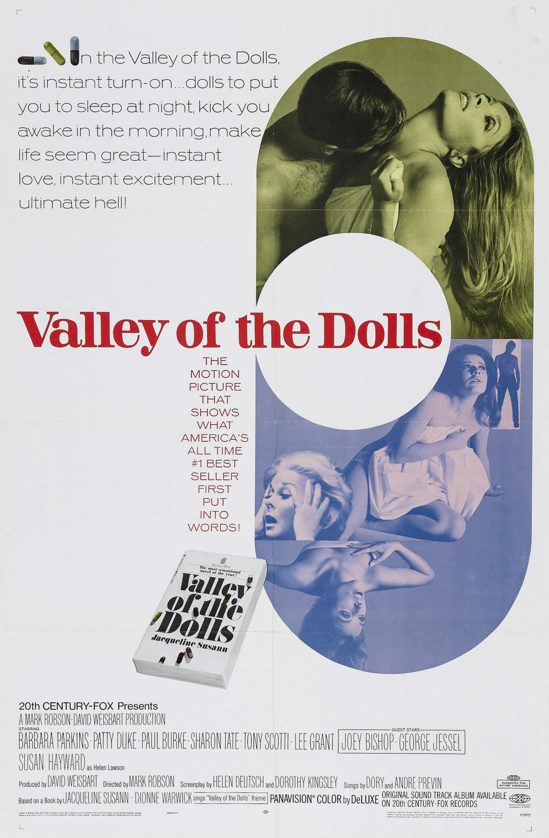 Mega Sized Movie Poster Image for Valley of the Dolls 