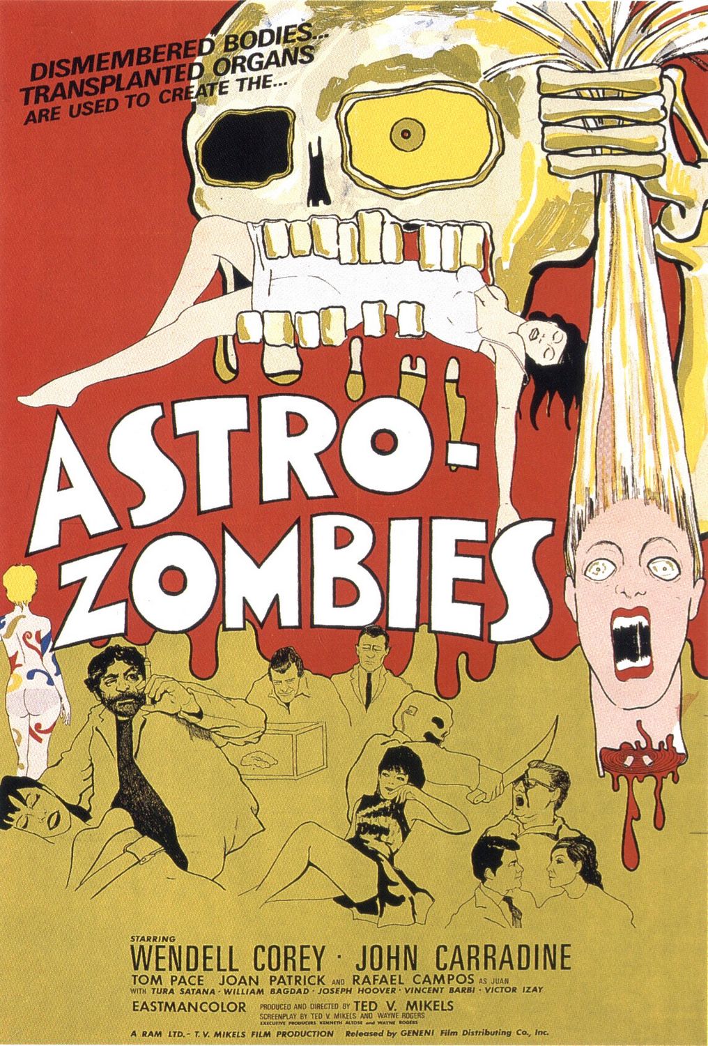 Extra Large Movie Poster Image for The Astro-Zombies (#2 of 2)