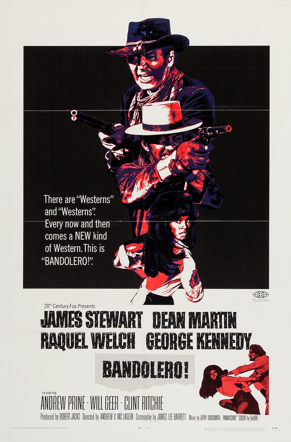 Extra Large Movie Poster Image for Bandolero! (#2 of 9)