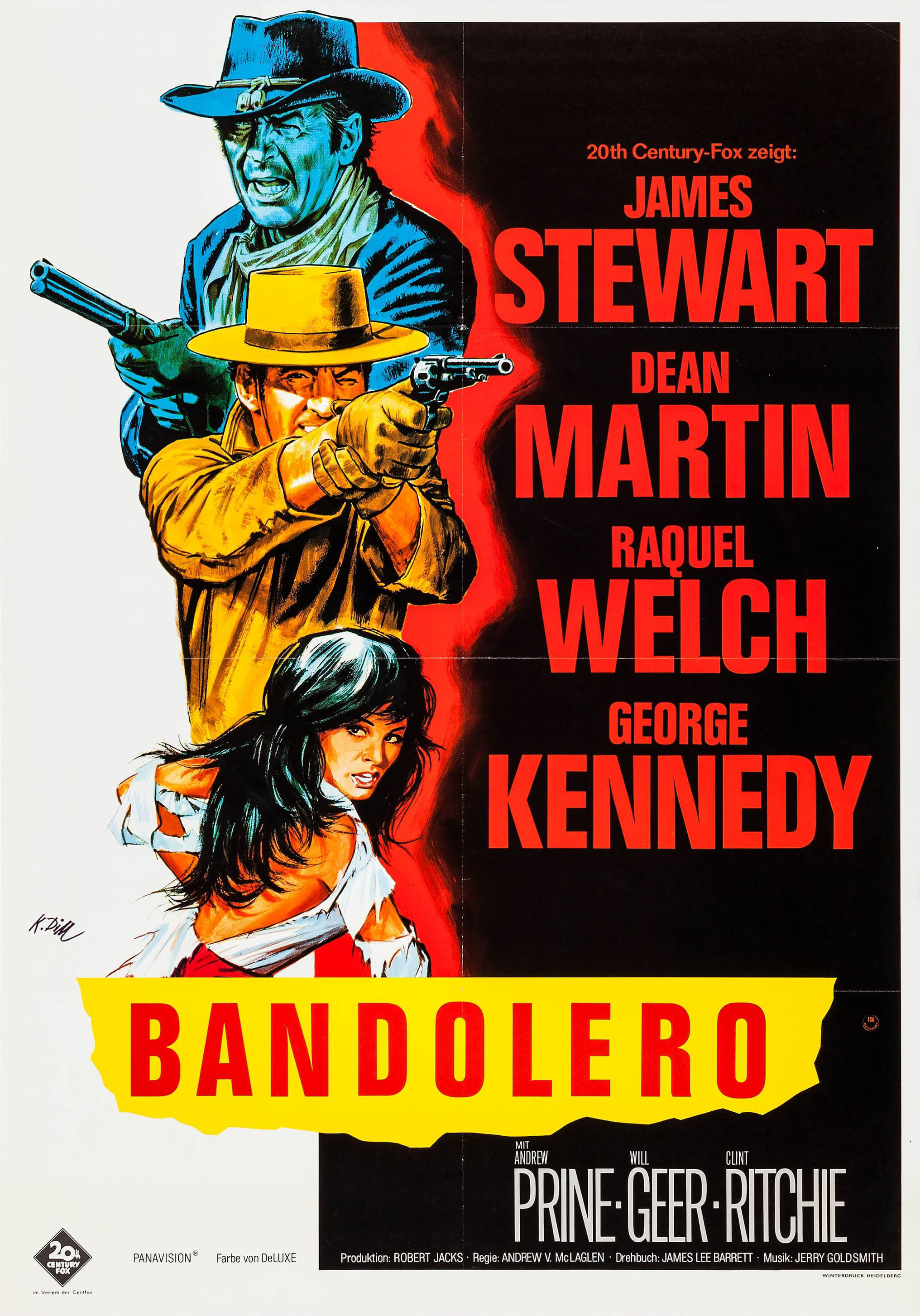 Mega Sized Movie Poster Image for Bandolero! (#4 of 9)