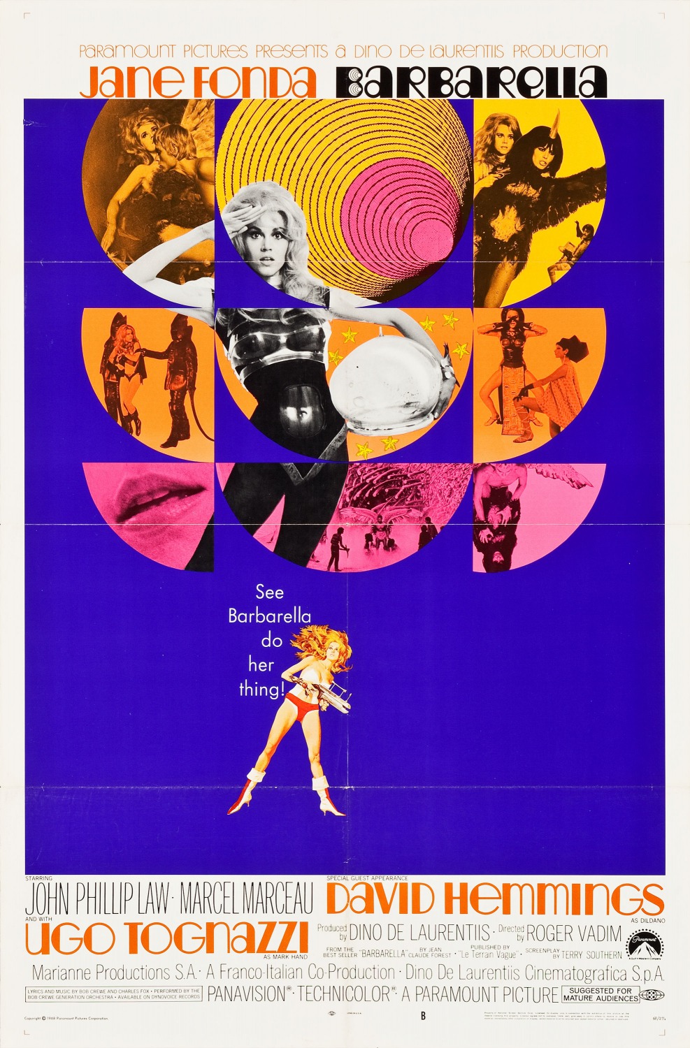 Extra Large Movie Poster Image for Barbarella (#3 of 3)