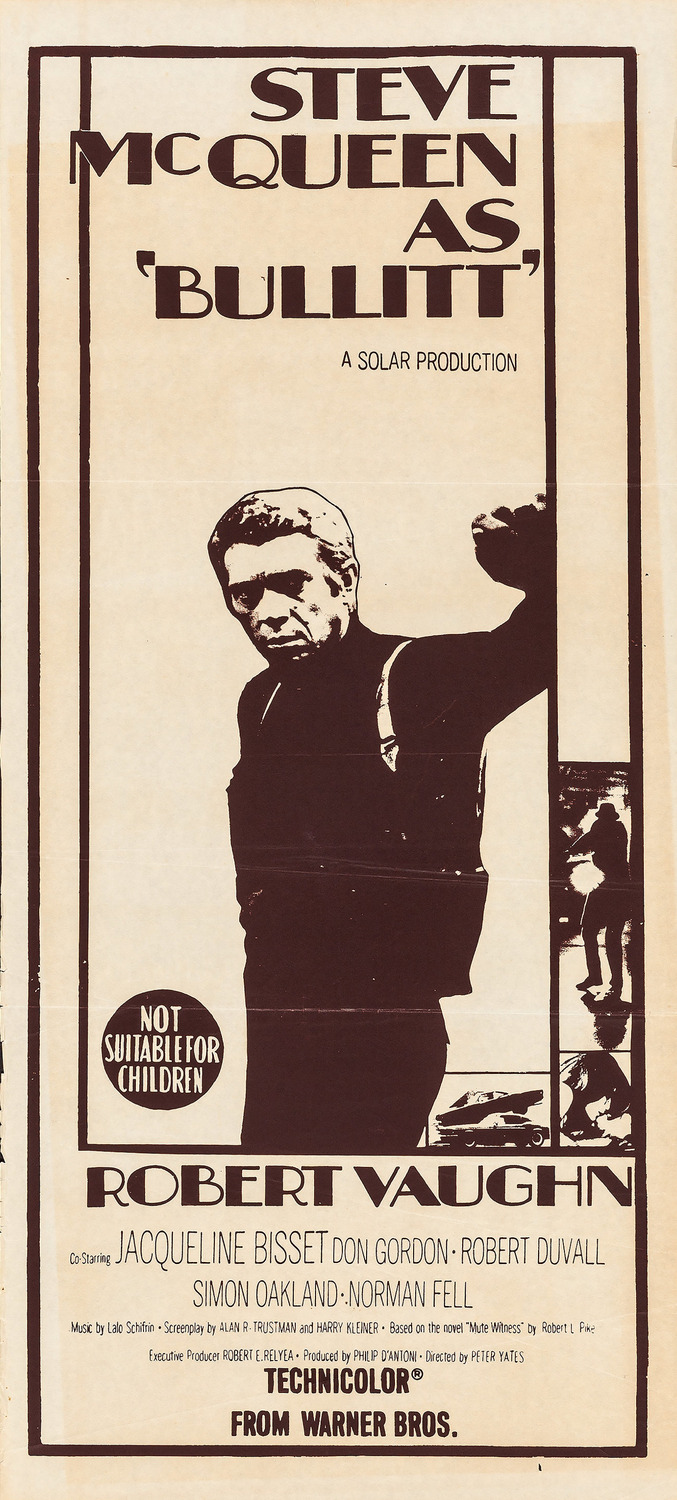 Extra Large Movie Poster Image for Bullitt (#18 of 19)