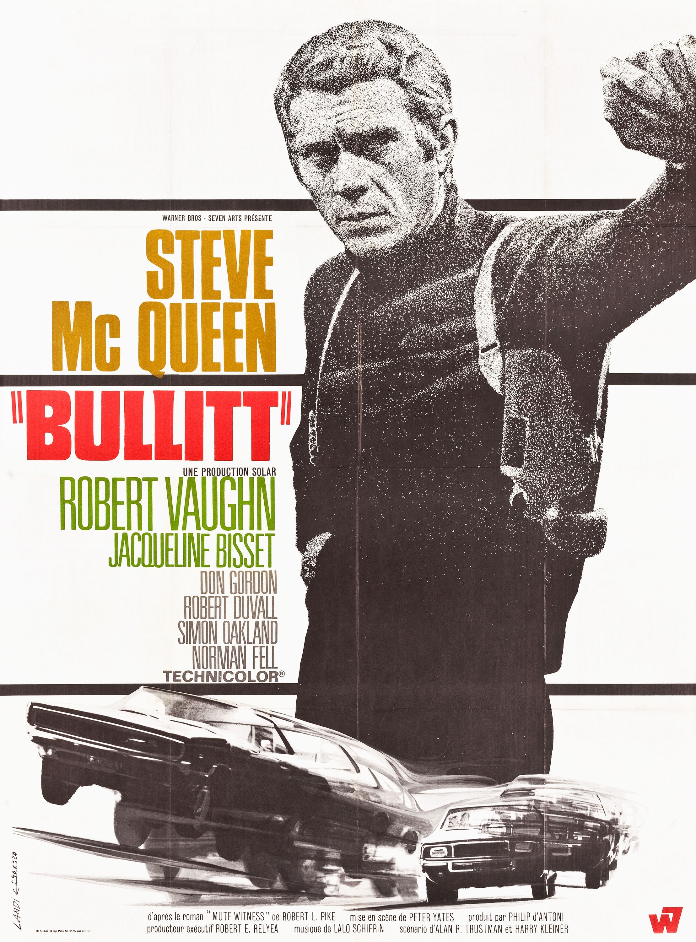 Mega Sized Movie Poster Image for Bullitt (#3 of 19)
