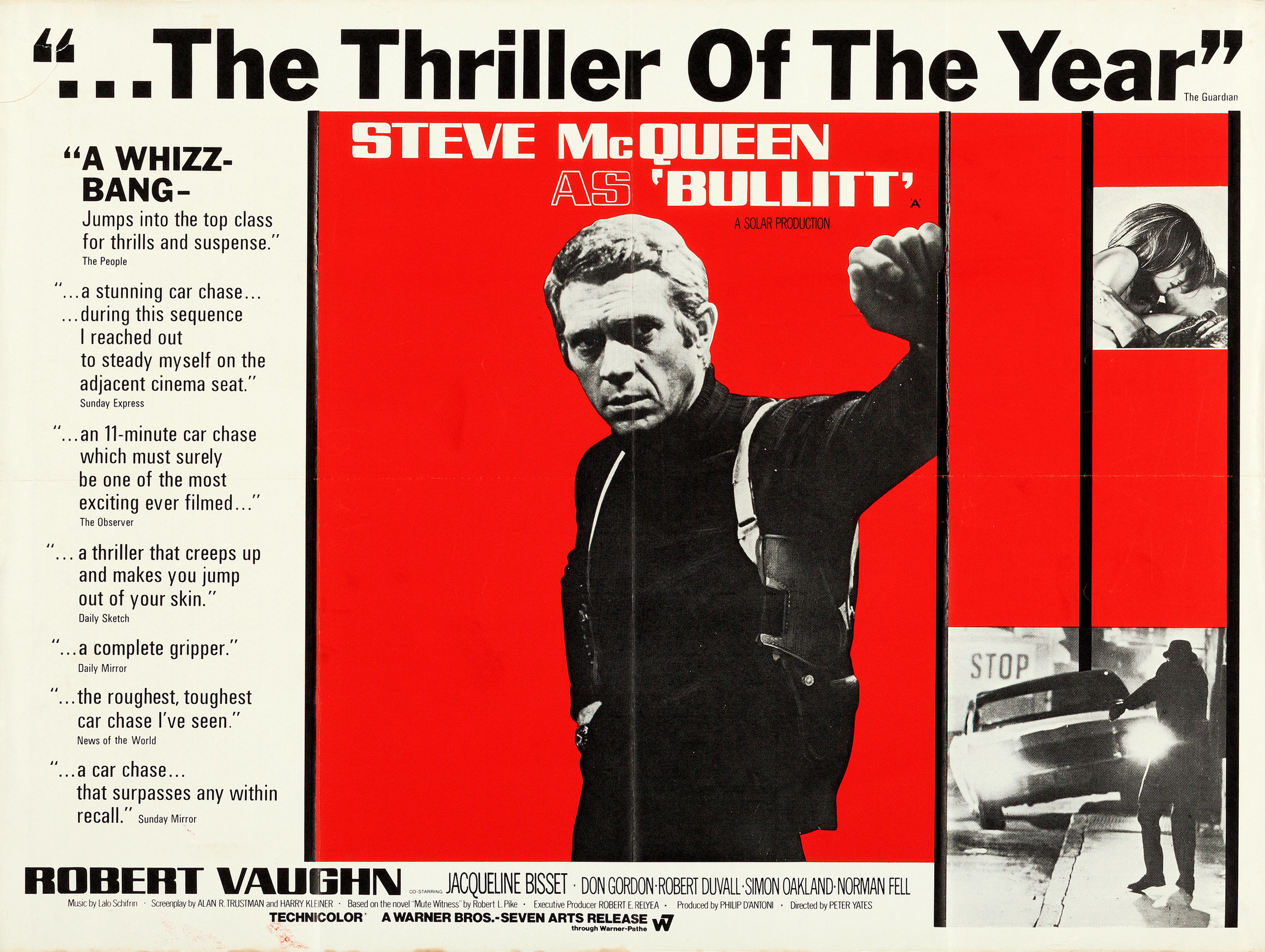 Mega Sized Movie Poster Image for Bullitt (#9 of 19)