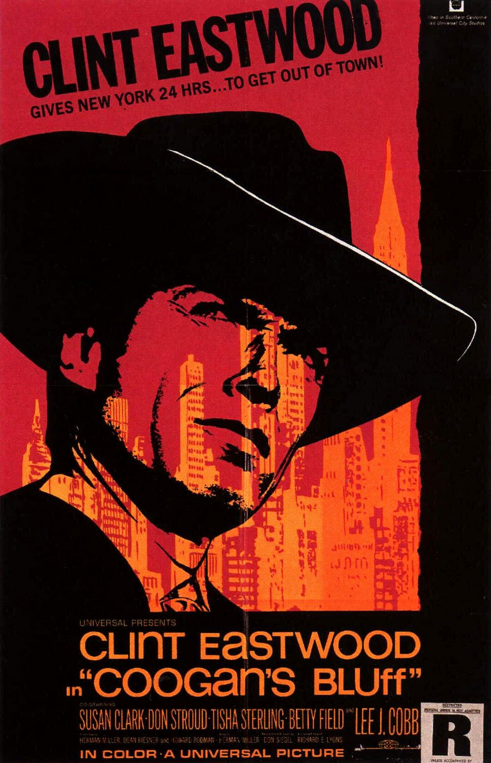 Extra Large Movie Poster Image for Coogan's Bluff 