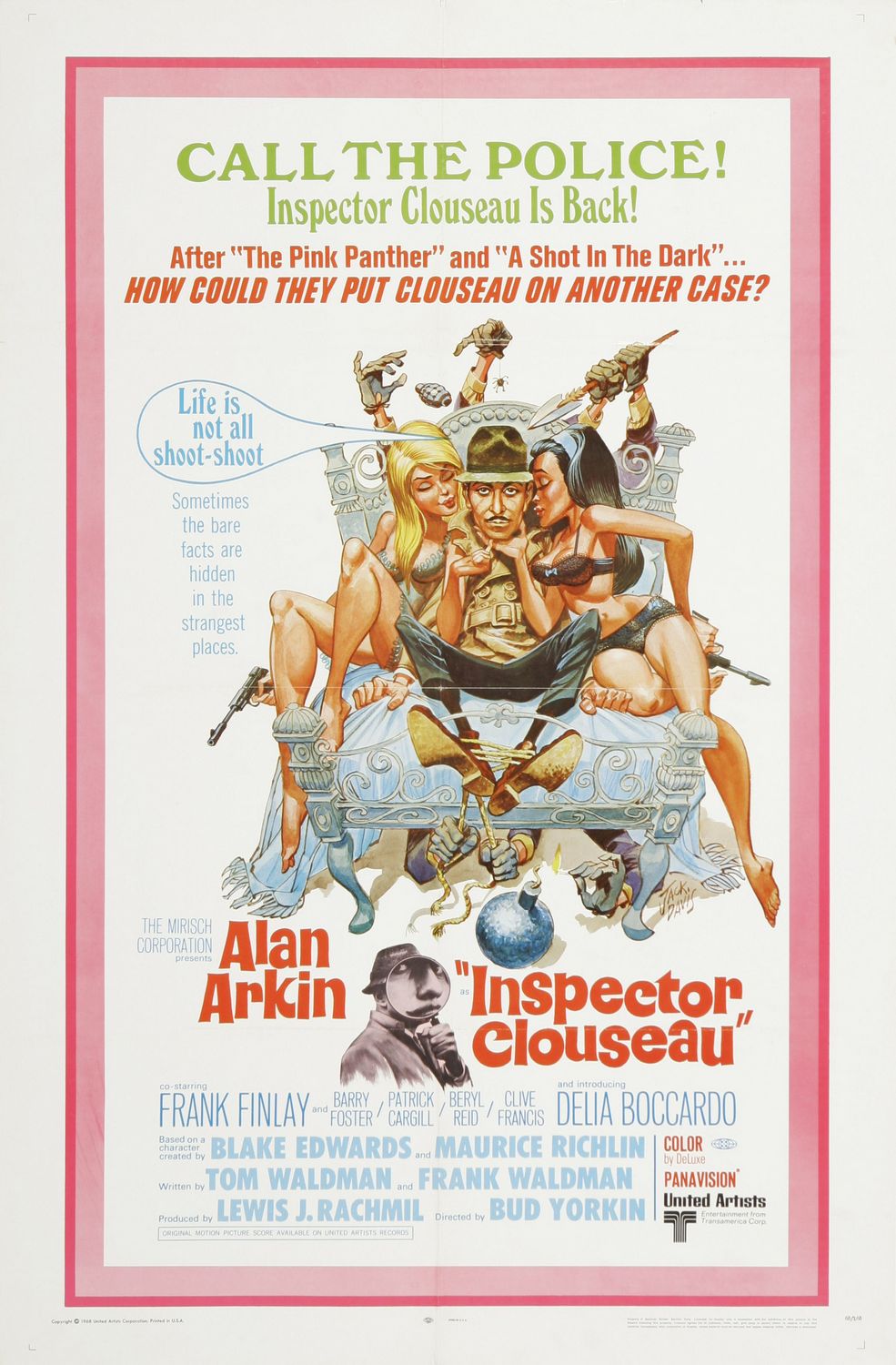 Extra Large Movie Poster Image for Inspector Clouseau 