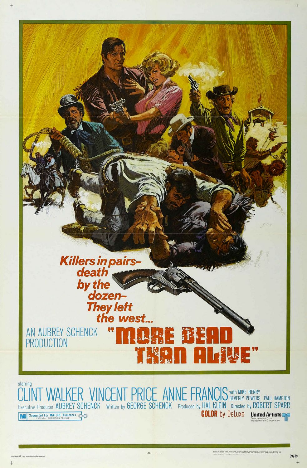 Extra Large Movie Poster Image for More Dead Than Alive 