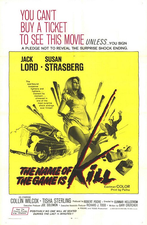 The Name of the Game Is Kill Movie Poster