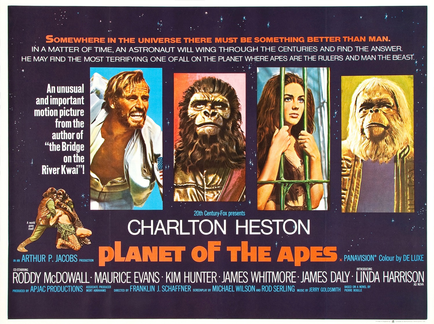 Extra Large Movie Poster Image for Planet of the Apes (#3 of 4)
