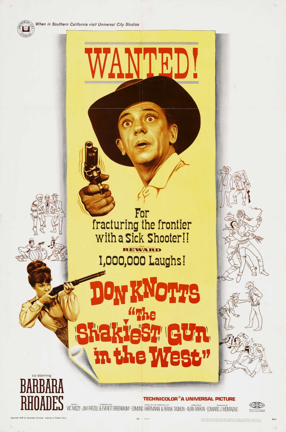 Extra Large Movie Poster Image for The Shakiest Gun in the West (#1 of 3)