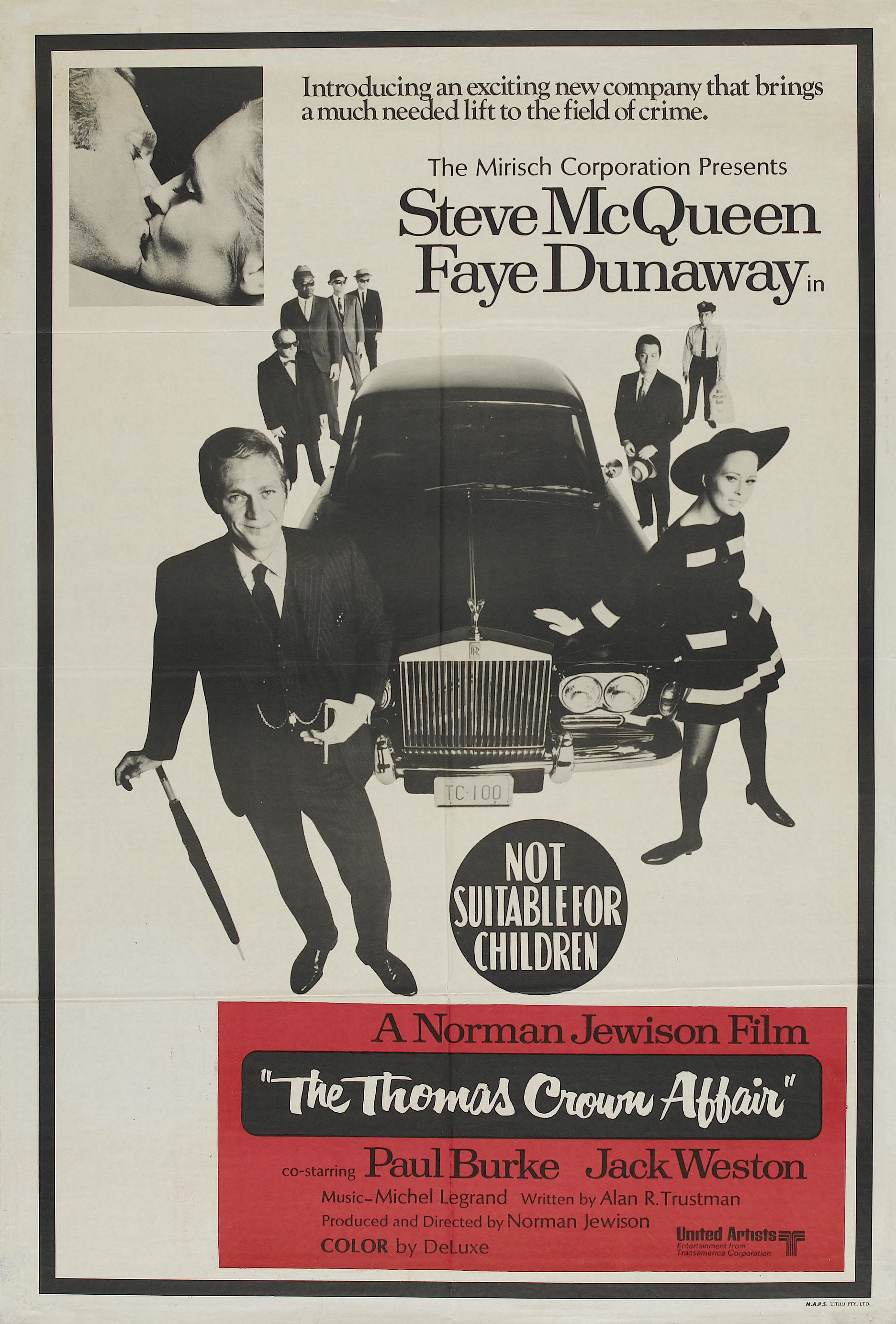 Mega Sized Movie Poster Image for The Thomas Crown Affair (#2 of 8)