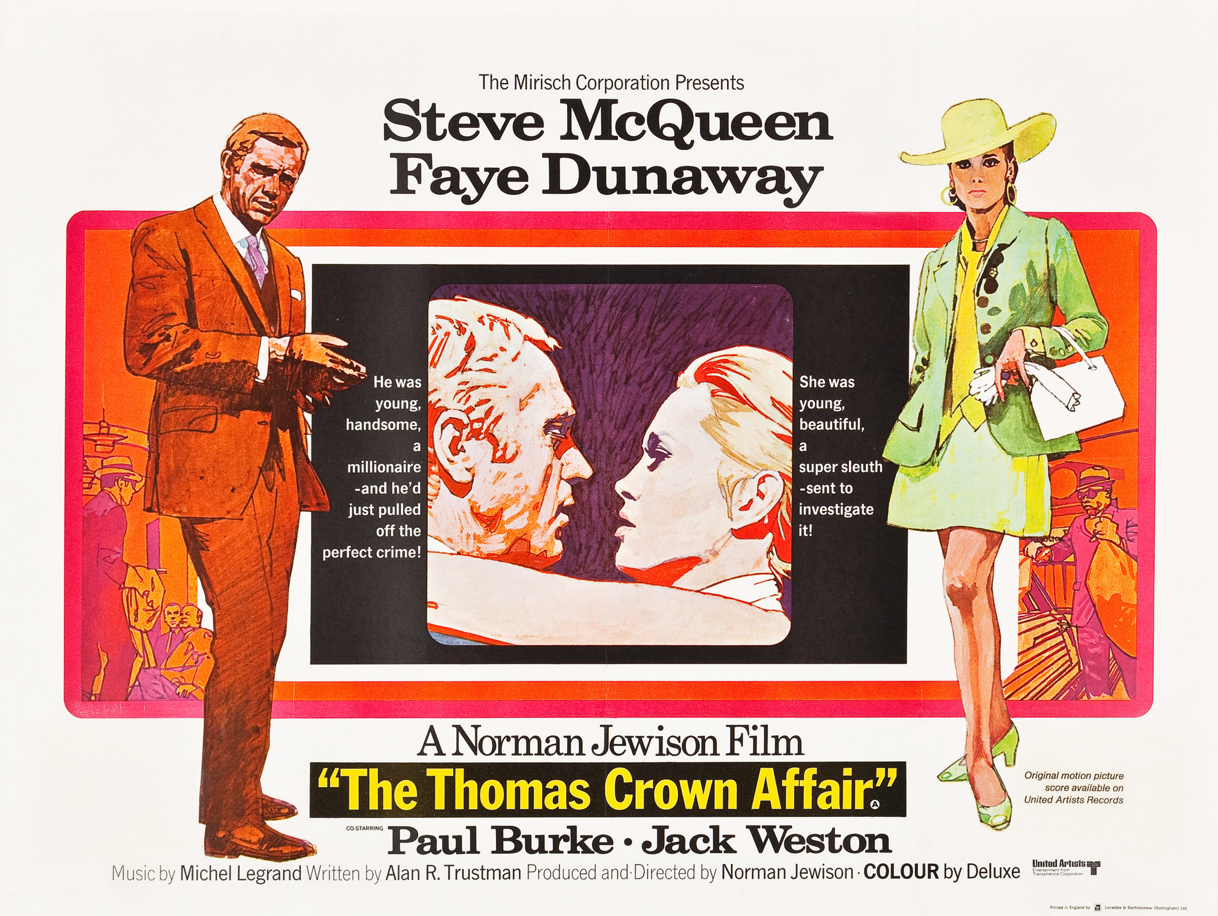 Mega Sized Movie Poster Image for The Thomas Crown Affair (#4 of 8)